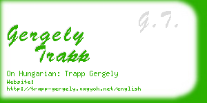 gergely trapp business card